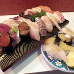 かねとも寿し - 最特上寿司（2200円）