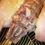 かねとも寿し - 秋シャコ・メスも子持ちで美味しいです