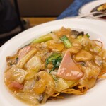 赤坂 四川飯店 札幌ガーデンパレス店 - 五目あんかけ焼きそば