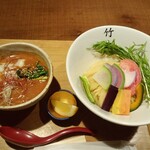 麺処 竹川 - 竹川オリエンタルつけ麺中