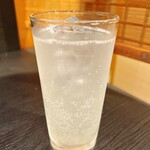 あみ焼き　天びん屋 - ゆずとろりん(ソーダ割)