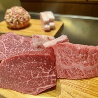 神戸牛ステーキ Ishida. 本店 - 特選ロース150gと赤身130gとヒレ肉