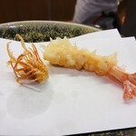 天ぷら 車 - 身はレア＆よく揚げの2種類出てきます