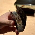 浩也 東京前 - 炙りしめ鯖　手巻き