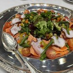 グランドメルキュール - 料理写真:サーモンとタコのサラダ　　　野菜のドレッシング