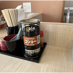 ラーメン まるひら - 卓上調味料類