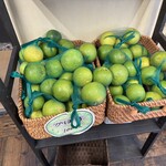 みくま飯店 - レジ横にカボス　なんと３個入りで100円！　帰宅後自家製カボスサワーに！