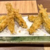 旬魚の天婦羅　時価