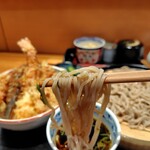 京雀 - ざるそば小天丼セット1500円