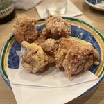 食酒屋やまさき - 鶏の唐揚げ