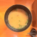 手酌割烹 てら田 - 浅利味噌汁