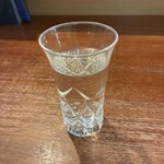 蕎麦 ろうじな - 徳次郎ひやおろし　グラスで¥600