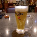 葉蓉餃子坊 - セットのビール