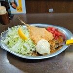 カレーのチャンピオン - 能登アジフライカレー（ミニ）1,100円