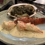 鉄板焼きレストラン 山吹 - 鬼うま伊勢志摩と鮑のうまいやつ