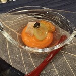 鉄板焼きレストラン 山吹 - ほっぺた落ちた前菜