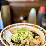 自家製太麺やきそば よしのり屋 - 油そば(普)800円にねぎ増し50円
