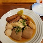 居酒屋しぇふず 大宮総本店 - お通し　おでん