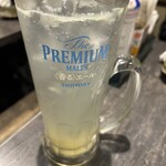 江古田 漁師のあぶり家 - レモンサワー（ジョッキ）