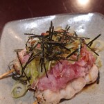 比内地鶏本格焼酎 海舟 - 大山どり ササミネギトロ