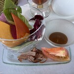 志摩観光ホテル　ベイスイート - 味付けなしで激ウマな野菜たち