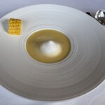志摩観光ホテル　ベイスイート - コーンポタージュにリアルコーン付帯