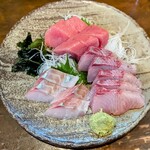 居酒屋ほんま - 料理写真:お刺身3点盛り！！