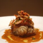 330353402 - 北海道産 白子/静岡県産 桜海老アップ