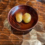 鮨 三心 - 炒り銀杏♪