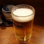 鳥よし - 生ビール