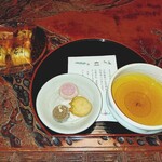 江戸三 - 到着した時のおもてなし♪和紅茶