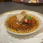 ブラッスリー リーヌ - クレームブリュレ。