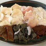 焼肉ホルモン もくもく - ホルモン盛合せ備長炭七輪焼き