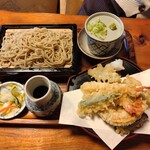 手打ちそば さぶん - 天付き盛りそば