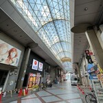 松のや - 九条駅の商店街