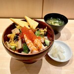 鮨と酒 魚ヒ日 - ばらちらし 竹 