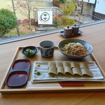 そば処 丸岡城御門庵 - そば刺し＆おろしそば