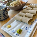 そば処 丸岡城御門庵 - そば刺し