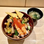 鮨と酒 魚ヒ日 - ばらちらし 竹 