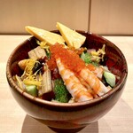 鮨と酒 魚ヒ日 - ばらちらし 竹 