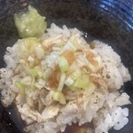 らーめん 八芯 - スープをかけて♪