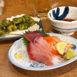 磯丸水産 - 刺身3点盛り