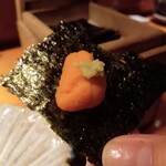 乙女寿司 - 雲丹手巻き