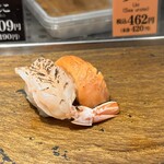ちよだ鮨 ペリエ西船橋店 - 炙り海老、炙りサーモン
