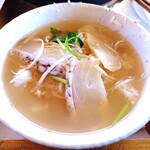 あそらの茶屋 - たっぷりの出汁をかけて