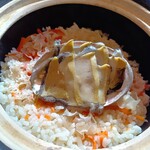 あそらの茶屋 - あわびがドン！