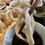 そば処まるた - 【2025.11.24(月)】麵をスープに付けた