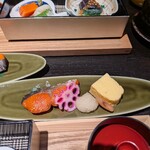 エグゼクティブスイート翠嶺 - 紅鮭塩焼き、だし巻き卵