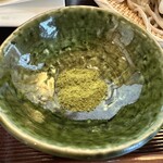 そば処まるた - 【2025.11.24(月)】天ざるそばの抹茶塩