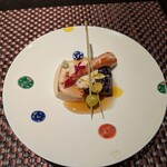 エグゼクティブスイート翠嶺 - 胡麻豆腐と茄子、海老の胡麻だれ掛け